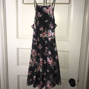 Lace Up Back Hollister Dress